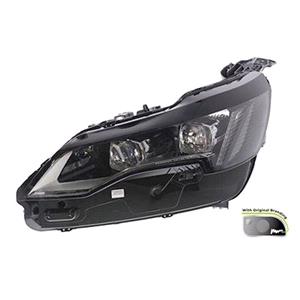 Lights, Left Headlamp (Full LED, GT Line, Supplied Without Control Modules, Original Equipment) for Peugeot 5008 II 2021 to 2023, 