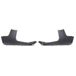 Grilles, Peugeot 5008 II 2016 2020 Front Lower Spoiler Set, RH and LH Supplied, Without Holes For Parking Sensors, 