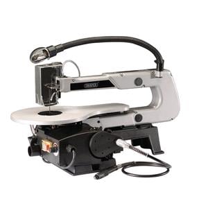 Fretsaws, Draper 22791 Variable Speed Scroll Saw with Flexible Drive Shaft and Work light, 405mm, 90W, Draper
