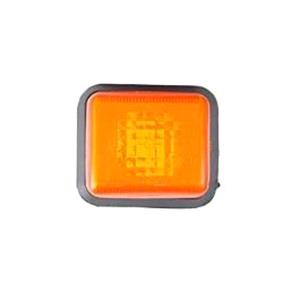 Lights, Left / Right Wing Repeater Lamp '90 > Amber (Square Type) for Peugeot 405 Mk II Estate, 