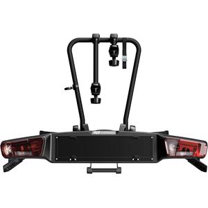 Peruzzo Atlantis Black Aluminium Tow Bar Mounted Bike Rack for 2 Bikes