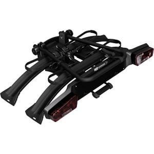 Peruzzo Atlantis Black Aluminium Tow Bar Mounted Bike Rack for 2 Bikes