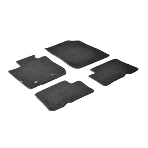 Car Mats, Tailored Car Floor Mats in Black (for left hand drive models only) for Dacia Duster 2010 2017, Lampa