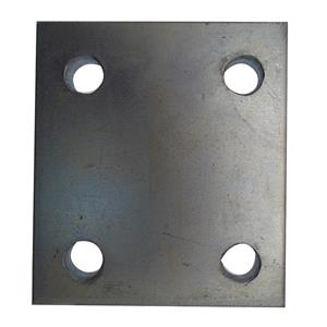 Towing Accessories, Drop Plate   4 Hole   Zinc Plated   3in., MAYPOLE