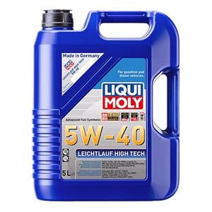 Engine Oils, Liqui Moly 5W 40 A3/B4 Leichtlauf High Tech Engine Oil   5 Litres, Liqui Moly