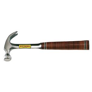 Lump/Sledge Hammers and Hammers, Estwing Curved Claw Hammer with Leather Grip, 12oz/336g, 11", Draper
