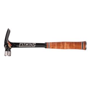 Lump/Sledge Hammers and Hammers, Estwing Ultra Series Milled Face Framing Hammer with Leather Grip, 19oz/538g, 15.5", Draper