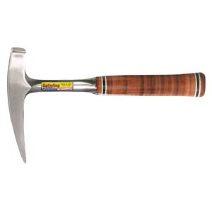 Lump/Sledge Hammers and Hammers, Estwing Pointed Tip Rock Pick with Leather Grip, 22oz/616g, Draper