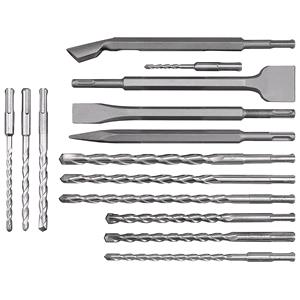 Hammers, HAMMER DRILLS & CHISELS SDS PLUS 14PCS, VOREL