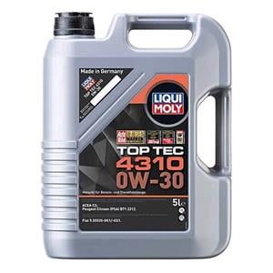 Engine Oils, Liqui Moly 0W 30 C2 Top Tec 4310 Engine Oil   5 Litres, Liqui Moly