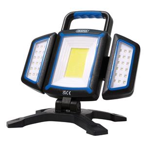 Work Lights, Draper 23848 COB SMD Rechargeable Work Light and Powerbank, 18W, 2000 Lumens, Draper