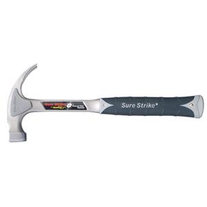 Hammers, Estwing Sure Strike Curved Claw Hammer, 20oz/567g, Draper