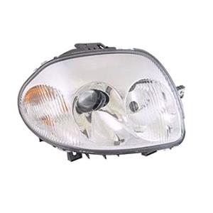 Lights, Right Headlamp (Twin Reflector, H7 & HB3 Bulb, Original Equipment) for Renault CLIO II van 2000 2001, 