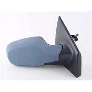 Wing Mirrors, Right Wing Mirror (manual, primed, temp. sensor) for Renault CLIO Grandtour 2008 2009, 