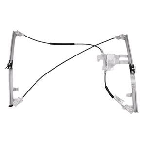 Window Regulators, Front Right Electric Window Regulator Mechanism (without motor) for RENAULT CLIO III (BR01, CR01),  2005 2012, 2 Door Models, One Touch/AntiPinch Version, holds a motor with 6 or more pins, AC Rolcar