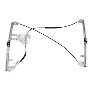 Window Regulators, Front Left Electric Window Regulator Mechanism (without motor) for RENAULT CLIO III (BR01, CR01),  2005 2012, 2 Door Models, One Touch/AntiPinch Version, holds a motor with 6 or more pins, AC Rolcar