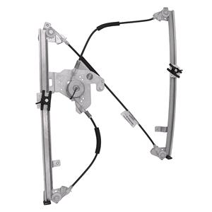 Window Regulators, Front Left Electric Window Regulator Mechanism (without motor) for RENAULT CLIO III (BR01, CR01),  2005 2012, 4 Door Models, One Touch/AntiPinch Version, holds a motor with 6 or more pins, AC Rolcar