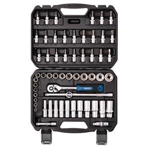 Socket Set, Draper 24228 HI TORQ Metric Socket and Bit Set, 3/8" Sq. Dr. (58 Piece), Draper