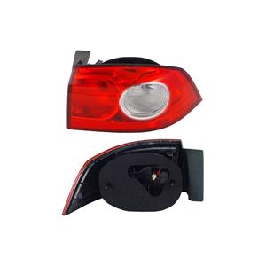 Lights, Right Rear Lamp (Outer, On Quarter Panel, Hatchback, Supplied With Bulbholder, Original Equipment) for Renault LAGUNA II 2005 2007, 