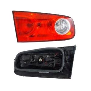 Lights, Left Rear Lamp (Inner, On Boot Lid, Hatchback, Supplied With Bulbholder, Original Equipment) for Renault LAGUNA II 2005 2007, 