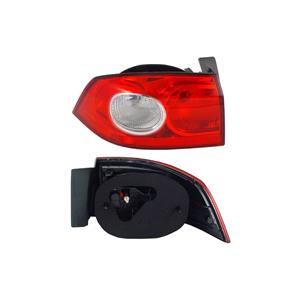 Lights, Left Rear Lamp (Outer, On Quarter Panel, Hatchback, Supplied With Bulbholder, Original Equipment) for Renault LAGUNA II 2005 2007, 