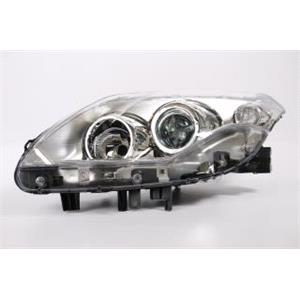 Lights, Left Headlamp (Halogen, Takes H7 / H7 Bulbs, Supplied Without Motor, Original Equipment) for Renault LAGUNA III 2007 on, 