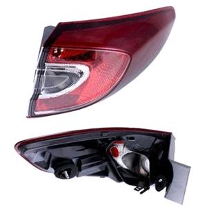 Lights, Right Rear Lamp (Outer, On Quarter Panel, Supplied Without Bulbholder) for Renault MEGANE Estate 2009 on, 