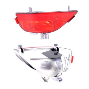 Lights, Left Rear Fog Lamp (In Bumper, Original Equipment) for Renault MEGANE Saloon 2009 on, 