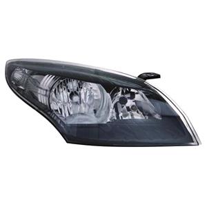 Lights, Right Headlamp (Black Bezel, Halogen, Takes H7 / H7 Bulbs, Supplied With Motor, For GT  Line, Original Equipment) for Renault MEGANE Hatchback 2012 2014, 