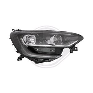 Lights, Right Headlamp (Halogen, Takes H7 / H7 Bulbs, With LED Daytime Running Light, Dynamique Models, Original Equipment) for Renault MEGANE IV 2017 on, 