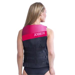 JOBE Women's 4 Buckle Vest - Hot Pink - Size XL