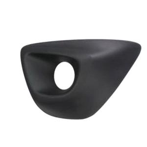 Grilles, Opel Vivaro 2014 2019 LH (Passengers Side) Front Bumper Grille, Grained, Matte Black, With Hole For Fog Lamp, TUV Approved, 