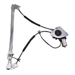 Window Regulators, Front Left Electric Window Regulator (with motor) for RENAULT SCÉNIC I (JA01_), 1999 2003, 4 Door Models, WITHOUT One Touch/Antipinch, motor has 2 pins/wires, AC Rolcar