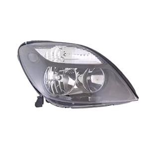 Lights, Right Headlamp (Black Bezel) for Renault SCÉNIC I 1999 2003, 