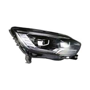 Lights, Right Headlamp (Halogen, Takes H7 / H7 Bulbs, With LED Daytime Running Light, Supplied With Motor & Bulbs, Original Equipment) for Renault SCÉNIC IV 2017 on, 