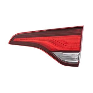 Lights, Right Rear Lamp (Inner, On Boot Lid, LED / Halogen, Supplied With Bulbholder, Original Equipment) for Renault SCENIC IV 2016 to 2022, 