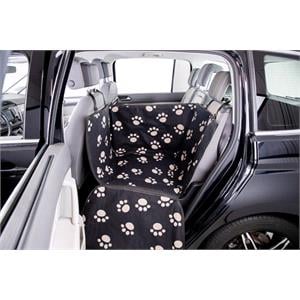 Dividable Dog Car Seat Protector With Side Panels In Plush Fleece