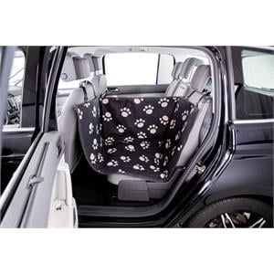 Dividable Dog Car Seat Protector With Side Panels In Plush Fleece