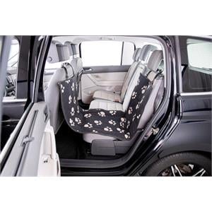 Dividable Dog Car Seat Protector With Side Panels In Plush Fleece