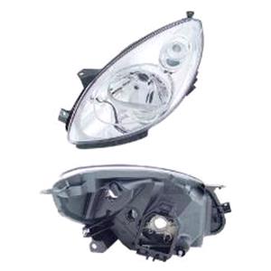 Lights, Left Headlamp (Halogen, Takes H4 Bulb, Original Equipment) for Renault TWINGO 2007 on, 