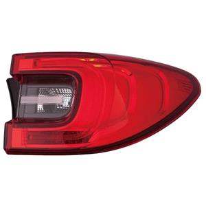 Lights, Right Rear Lamp (Outer, On Quarter Panel) for Renault KADJAR 2015 on, 