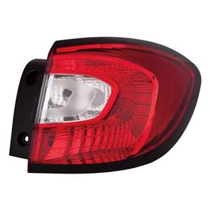 Lights, Right Rear Lamp (Outer, On Quarter Panel, Supplied Without Bulbholder) for Renault CAPTUR 2013 on, 
