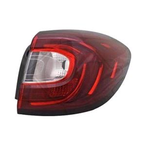 Lights, Right Rear Lamp (Outer, On Quarter Panel, LED / Halogen, Supplied Without Bulbholder) for Renault CAPTUR 2017 on, 