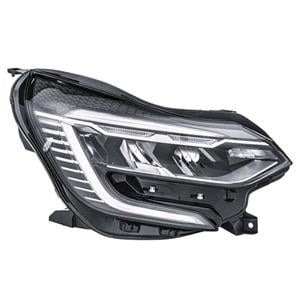 Lights, Right Headlamp (Full LED, S Edeition / RS Line / E Tech Models, Supplied Without Modules, Original Equipment) for Renault CAPTUR II 2020 to 2024, 