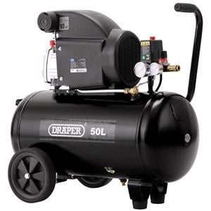 Direct Driven Air Compressors, Draper 24981 50L Direct Drive Air Compressor, 1.5kW/2hp, Draper