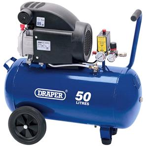 Direct Driven Air Compressors, Draper 24981 50L Air Compressor (1.5kW), Draper