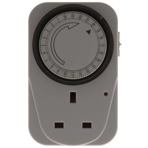 Site Safety, 24 Hour Plug In Timer Switch   White, STATUS
