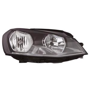Lights, Right Headlamp (Halogen, Takes H7 / H15 Bulbs) for Volkswagen GOLF VII Estate 2013 2016, 