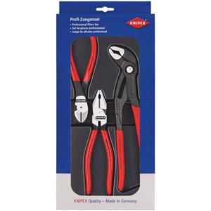 Plier Sets, KNIPEX Power Set   1x Pliers, 1x Cutters, 1x Cobra Pliers, Knipex