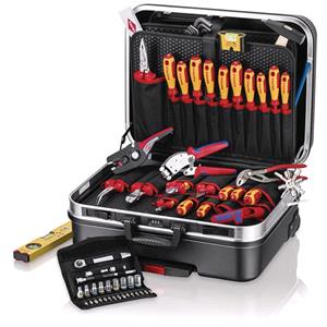 Electricians Tool Kits, KNIPEX Tool Case "BIG Basic Move" ElectricPlus, 68 Parts, Knipex